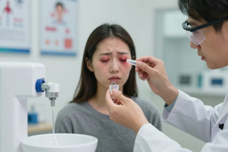 Czy gaz pieprzowy może uszkodzić wzrok