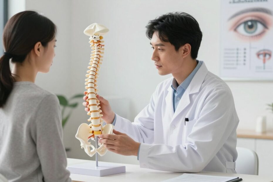 Zniesienie lordozy szyjnej a wzrok