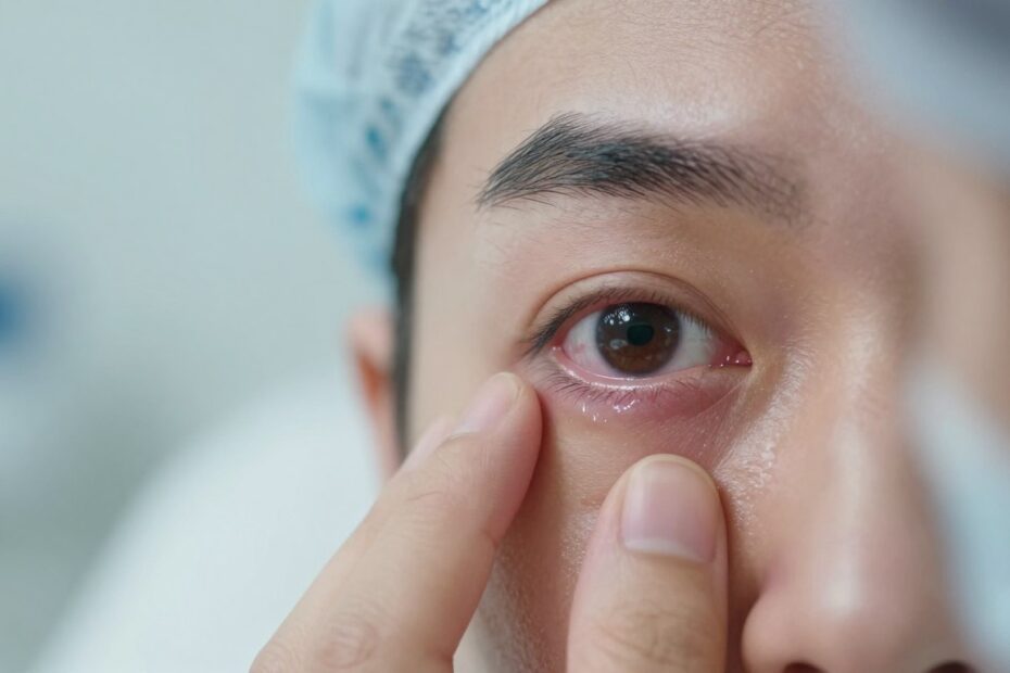 Dyskomfort w oku po operacji zaćmy