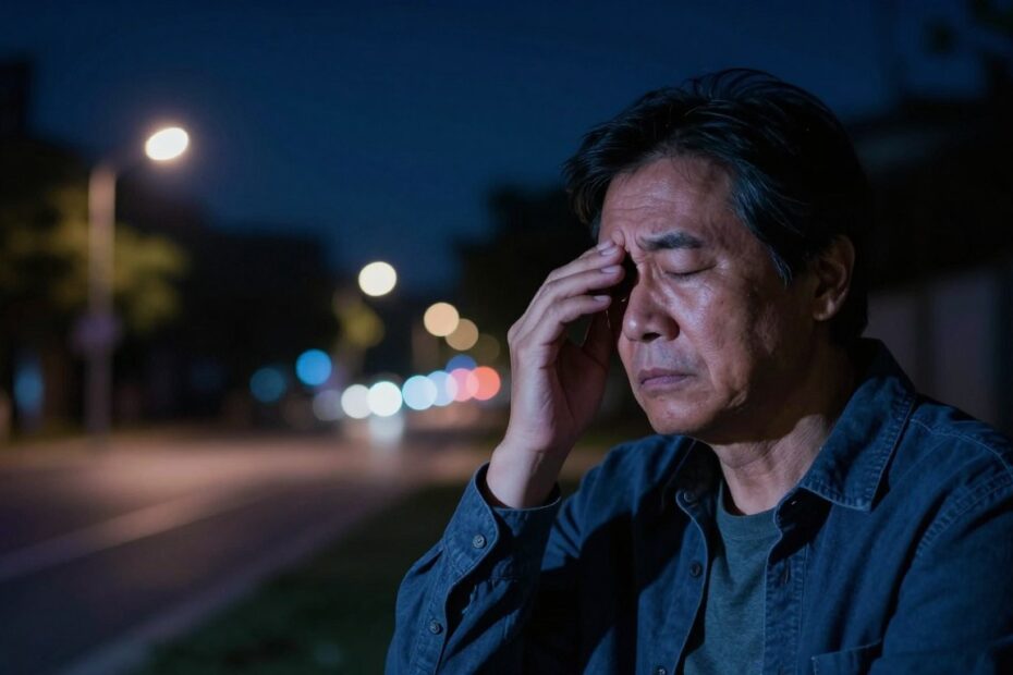 Jaskra widzenie w nocy