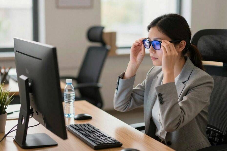 Jak dbać o wzrok przy pracy przy komputerze?